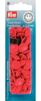 Кнопки 393438 Prym "Color Snaps" цветок красные