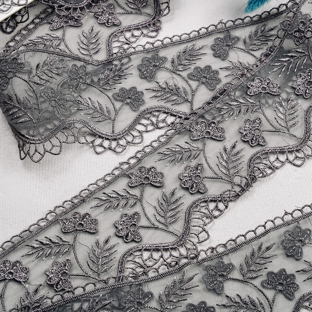 Тесьма 36082-D103 GCC538 темно-серый