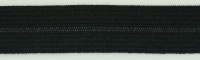 Резинка окантовочная, 16,5 мм, цвет черный