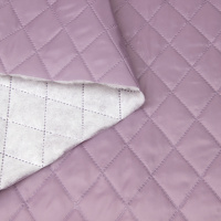 Термостежка 482 Серо-лиловый 23 "Ромб 3,8х3,8 см" (синт. 100г, подкл. 100% пэ 190Т) 150 см