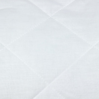 Термостежка из перкали Mirtex "КРУПНЫЙ РОМБ" (синтепон 100 г, ткань 120 г) теплый белый 300 см