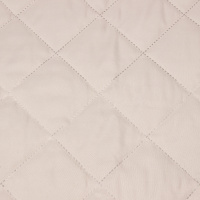 Термостежка из микрофибры MirTex "РОМБ 9х9" (синтепон 100г, ткань 85г) 601- светло-серо-бежевый Crystal Gray 220 см