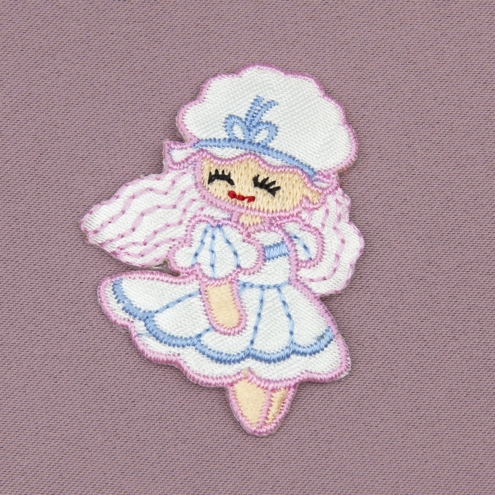 Аппликация клеевая малая Девочка 152M розовая