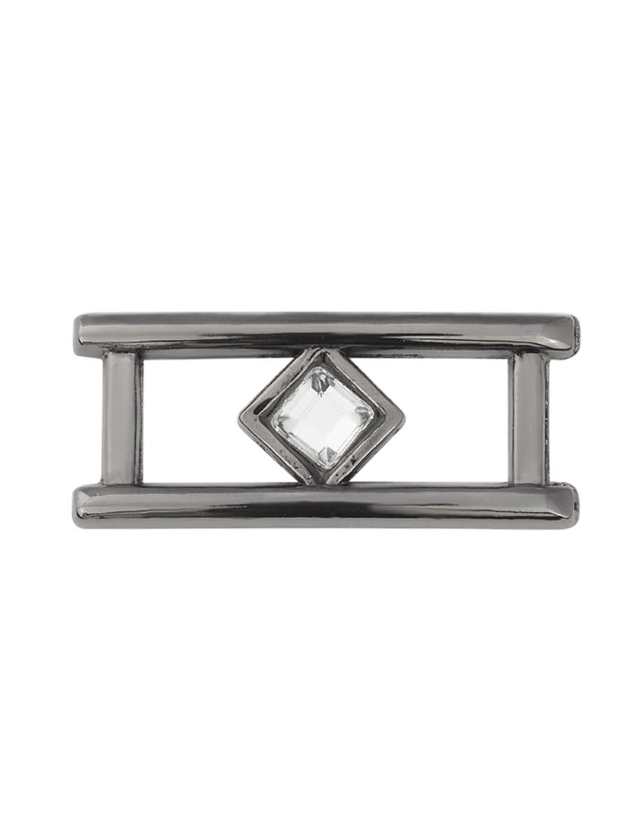 Пряжка со стразами 9403(4899)-UG темный никель