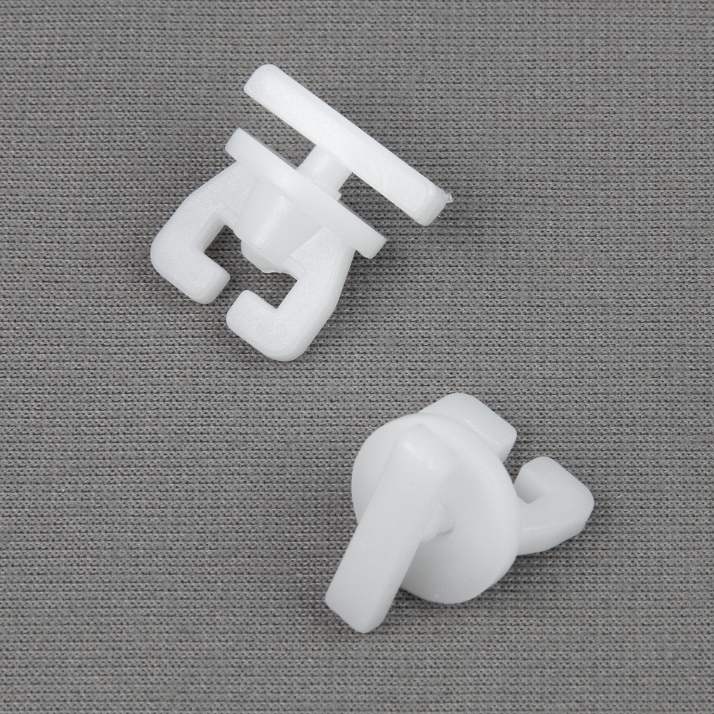 Фиксатор (блокада винтовая) для шины, белый пластиковый