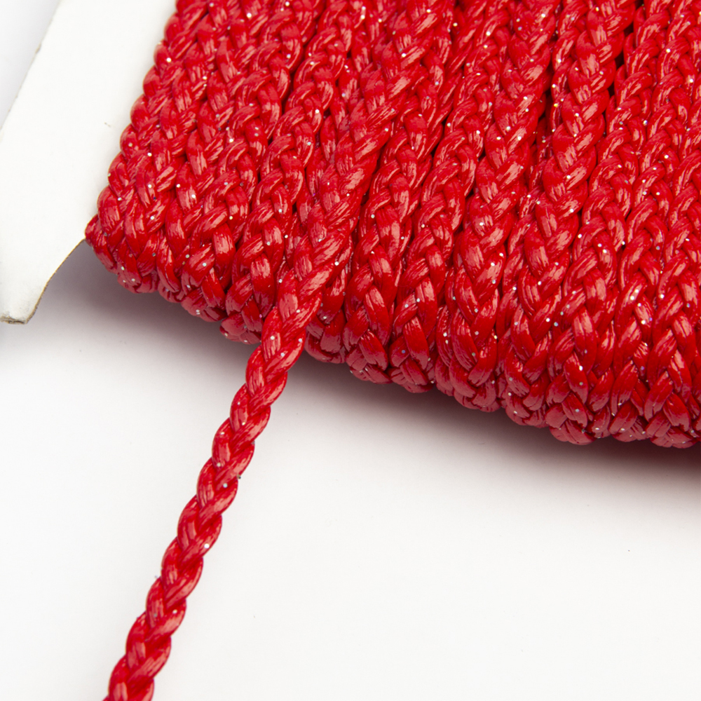 Шнур плетеный из искусственной кожи