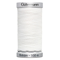 Нитки Gutermann Bobbin №150 500м Цвет 1001 белые