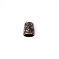 Концевик наконечник для шнура металлический 5391 темный никель