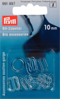 Аксессуары для бюстгалтера 991897 Prym (кольцо+регулятор ленты, 10 шт,10 мм)