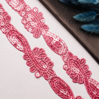 Тесьма с пайетками