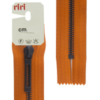 Молнии Riri звено bi, слайдер stab, неразъёмная карманная, 6 мм, 18 см, цвет 2404, оранжевый 3034647/18/2404