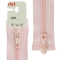 Молния спираль Riri, разъёмная 2 замка, 6 мм, 80 см, цвет 2417, светло-розовый 2519755/80/2417