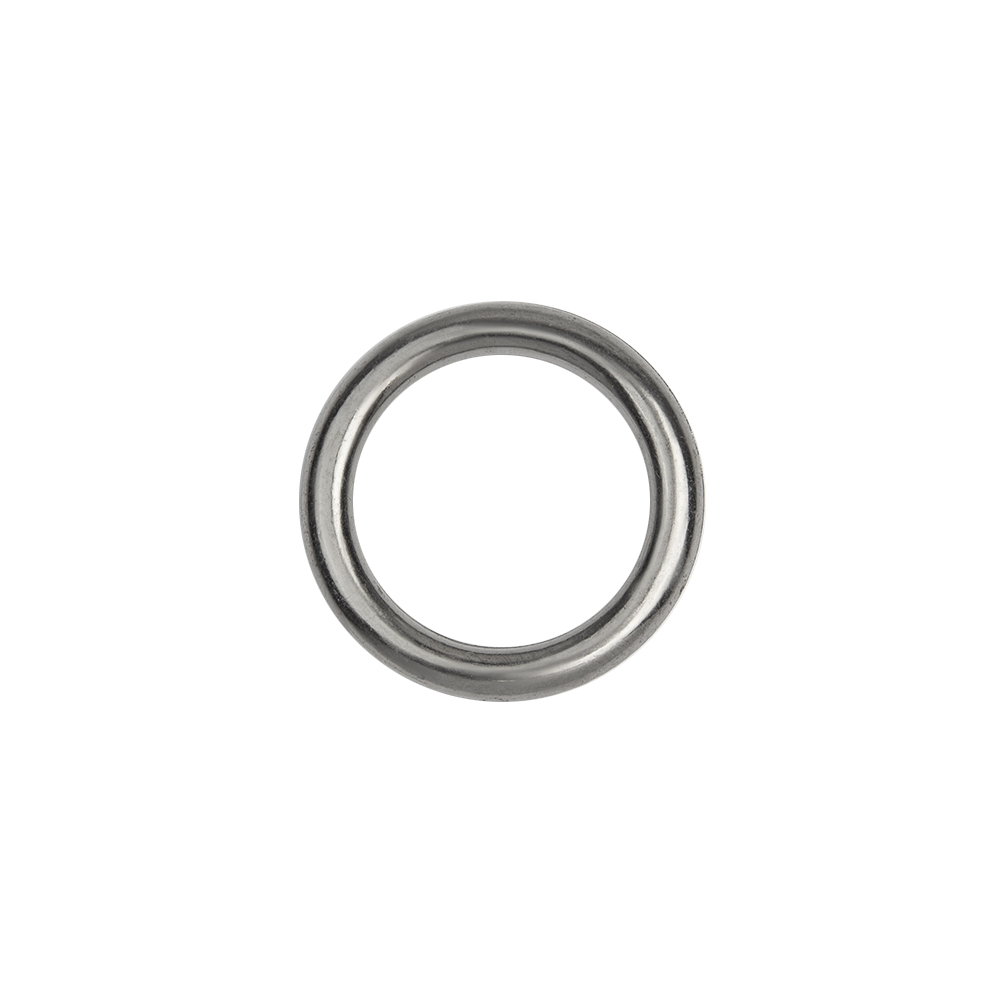 Кольцо пластиковое круглое 3924 20/28 мм темный никель