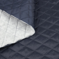 Термостежка 323 Тёмно-синий 23 "Ромб 3,8х3,8 см" (синт. 100г, подкл. 100% пэ 190Т) 150 см