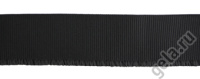 Резинка поясная с рюшем Pega, 60 мм, цвет черный 822757161P7001 (25 м )