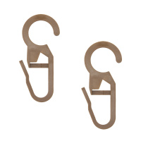 Крючок MirTex для пластиковых, деревянных колец d10 290 коричневый №1