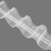 Шторная лента с эффектом люверсов Шторная лента с эффектом люверсов