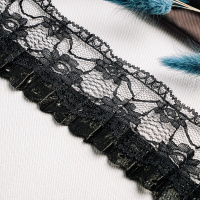 Тесьма-оборка 733HT черный