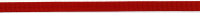 Лента репсовая PEGA, цвет красный, 7 мм