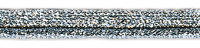 Кант декоративный Pega, 2.5 мм, цвет серебристый люрекс 881310600X6000 (25 м )