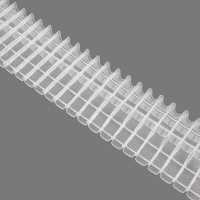 Шторная лента 4441MP/ mini (1:2) Oz-is Premium прозрачная 10 см (3 кармана, корд-4 лески)