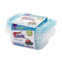 Пластиковые пищевые контейнеры с крышкой