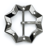 Пряжка металлическая со стразами Пряжка металлическая со стразами