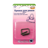 Пряжка для сумочного ремня Hemline, с язычком, 20 мм 4501.20.NB/G002 (5 блистер х 1 шт)