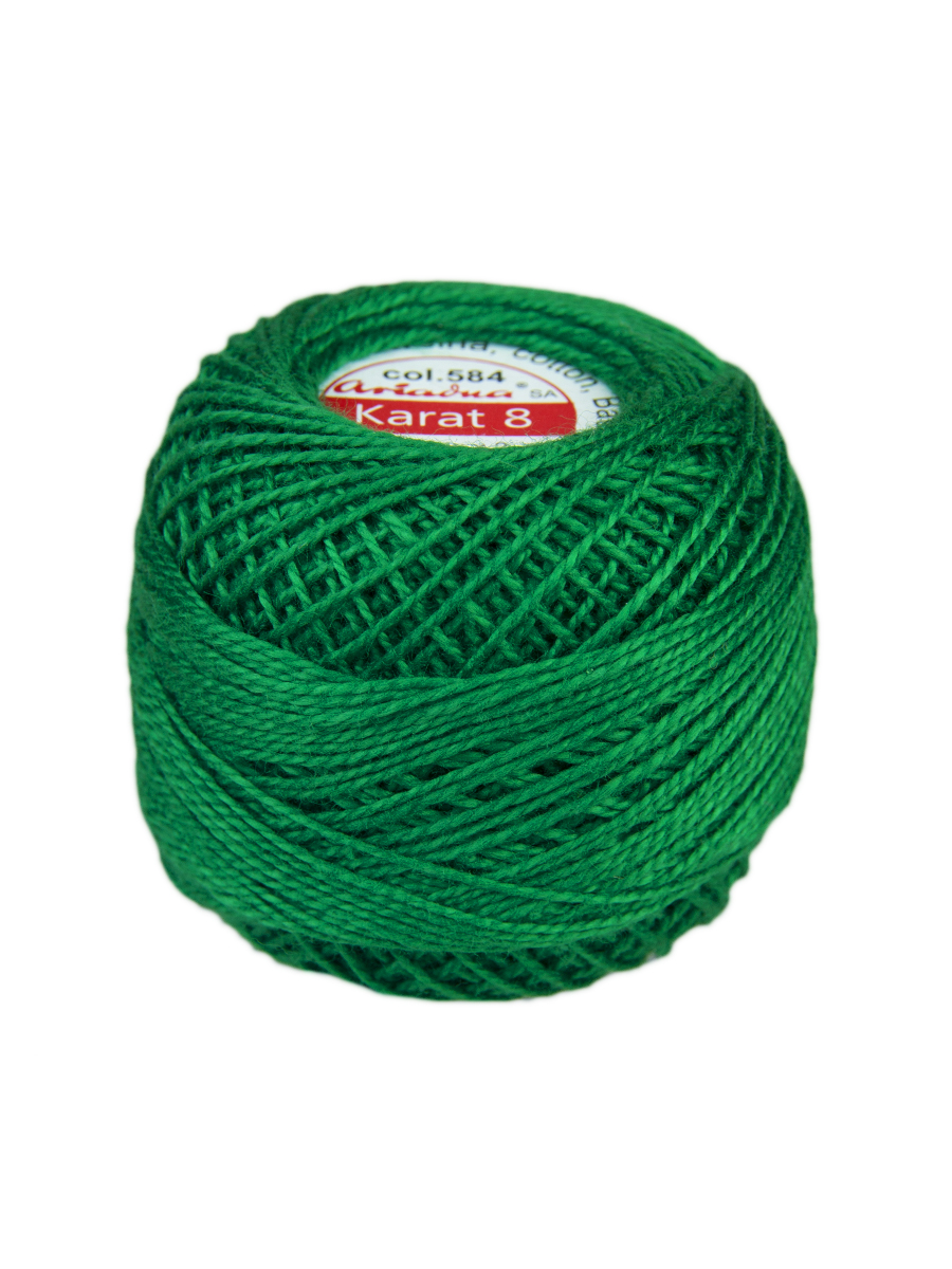 Нитки для вязания Karat 8 10 г/65 м, 76 текс х 2, цвет 0584