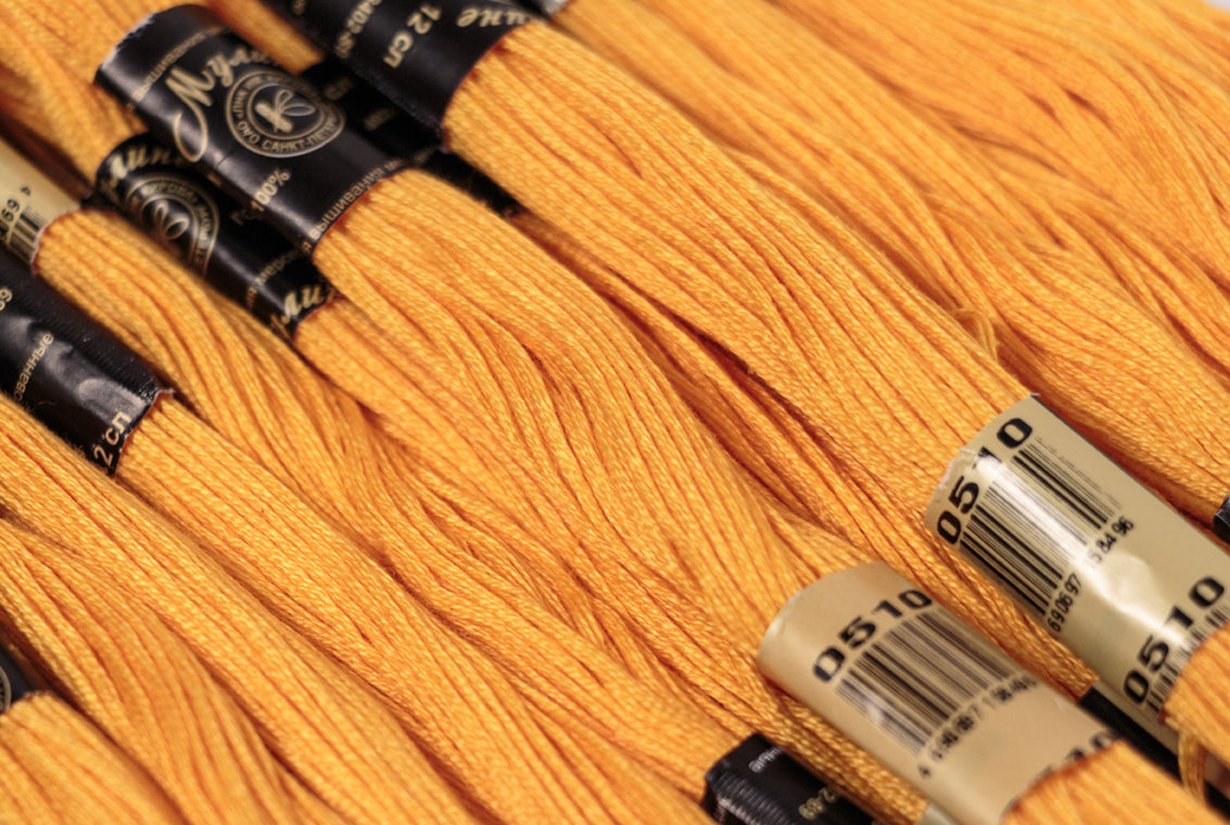 Нить для вышивания МУЛИНЕ, 10 м, 2,23 г, цвет 0510