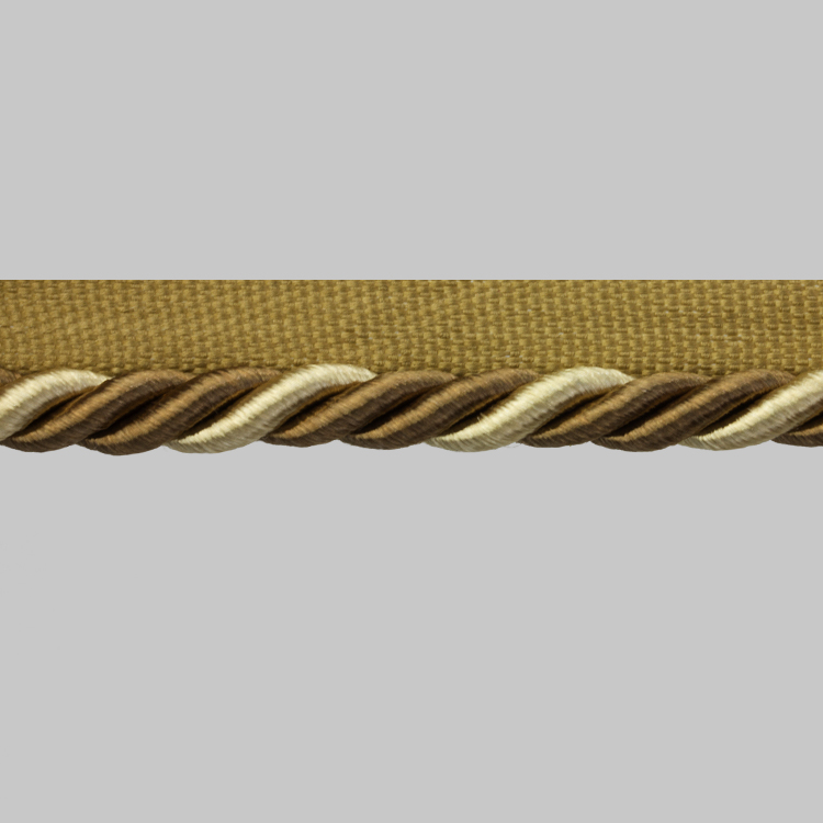 Кант шторный SM-D7-002 /5 светло-бежевый/коричневый.