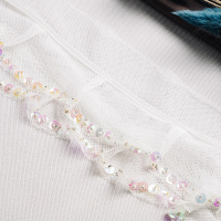 Тесьма-оборка 9801HW белый