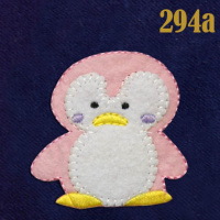 Аппликация клеевая Пингвин 294a розовый