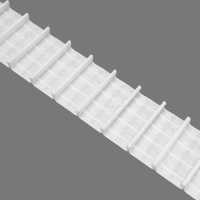 Шторная лента многокарманная 4428P (1:1,8) Oz-is Premium тканая 8см (8 карманов, 4 шнура)