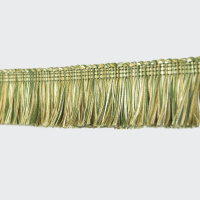 Бахрома "Травка" A1209-9 зеленый/золото (4,3 см)