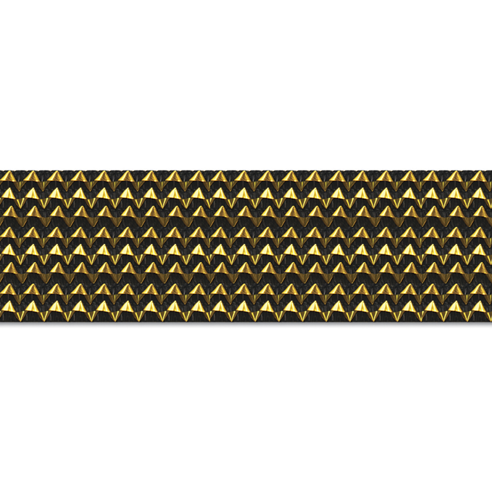 Тесьма эластичная отделочная HT09-86E золото 8 рядов
