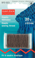 Швейная нить эластичная 970023 Prym 0,5 мм, коричневый, 20 м