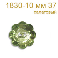 Пуговица пластик 1830-10 мм 37 салатовый