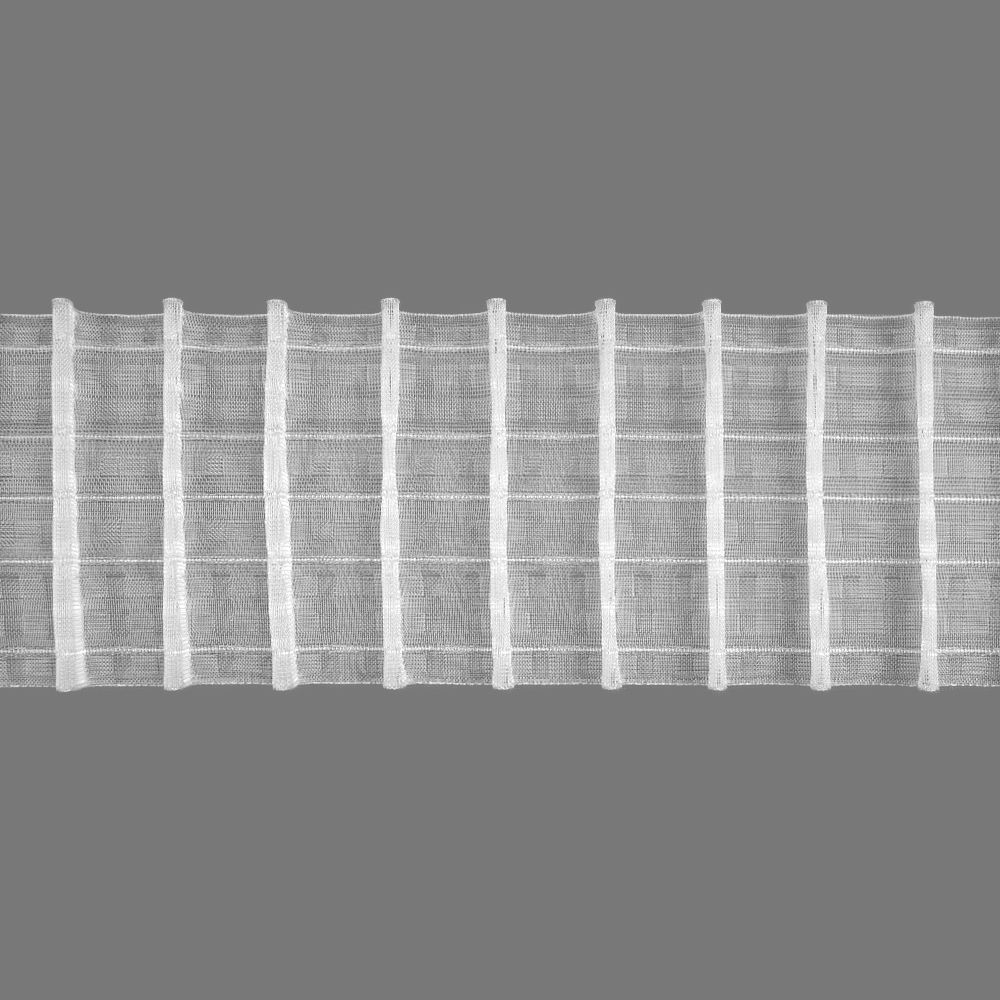Шторная лента 4457MP/soft (1:2) Oz-is Premium прозрачная 11,8 см (8 карманов, корд- 5 лески)