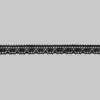 Кружево капроновое 132 черный, 0.9 см