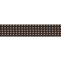 Тесьма эластичная отделочная HT09-87D коричневый 5 рядов