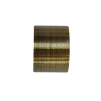 Заглушка MirTex 16мм Золото антик L15 мм, D20 мм (2 шт)