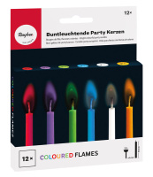 Свечи для торта с цветным пламенем Rayher 31587000 (12 шт)