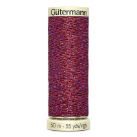 Нитки Gutermann Metallic Effect №90 50м цвет 247, фуксия