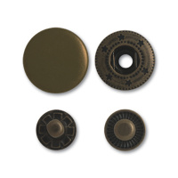 Кнопки "Альфа" нержавеющие A633 бронза 12 мм