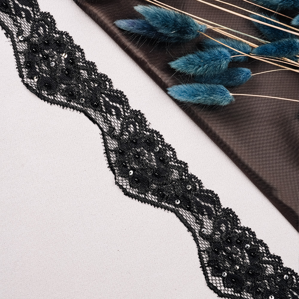 Тесьма с пайетками