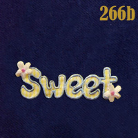 Аппликация клеевая "Sweet" 266b желтый