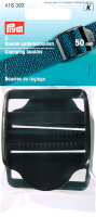 Пряжки регулировочные с фиксатором пластиковые 416393 Prym черные 2 шт 50 мм