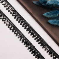 Тесьма с пайетками