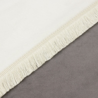 Бахрома - ресничка A12239-8 молочный (L 2,5 см)